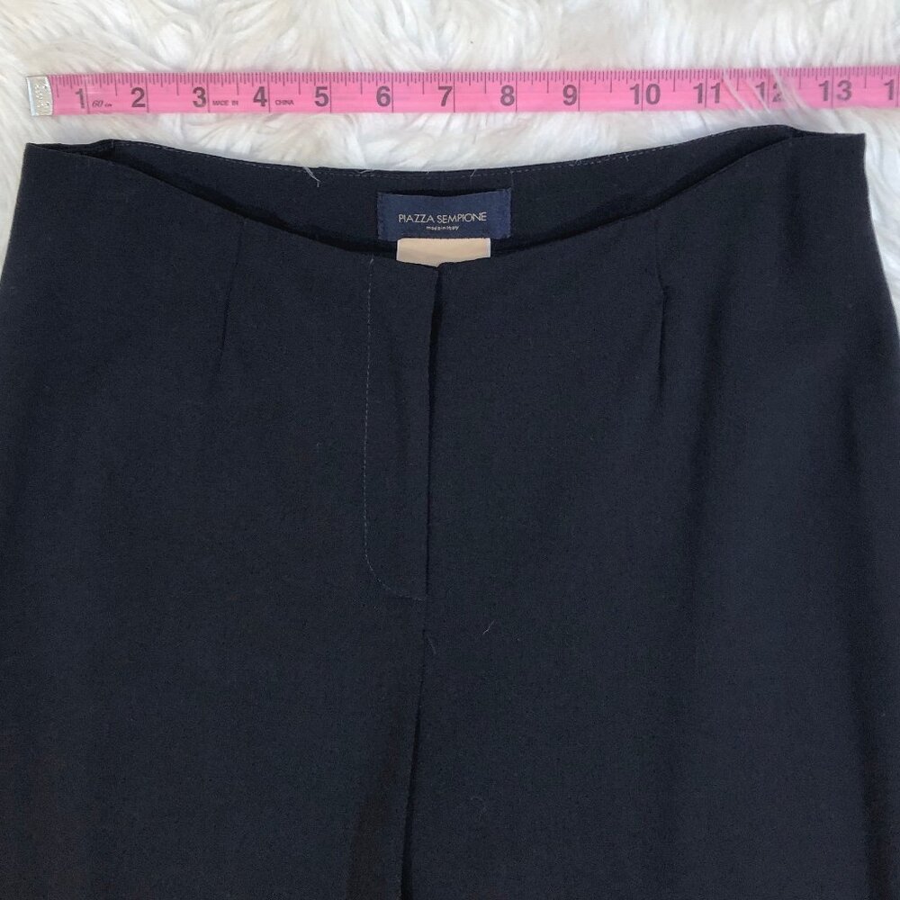 Marilyn Black Wide Leg Pants Sz 42 - Picture 4 of 16